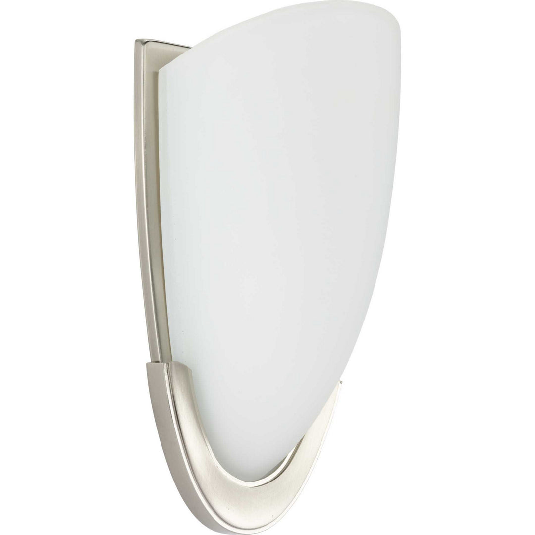 Progress LED Etched Glass Sconce P710079-009-30 Wall Light - Brushed Nickel