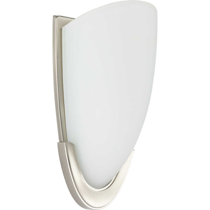 Progress LED Etched Glass Sconce P710079-009-30 Wall Light - Brushed Nickel