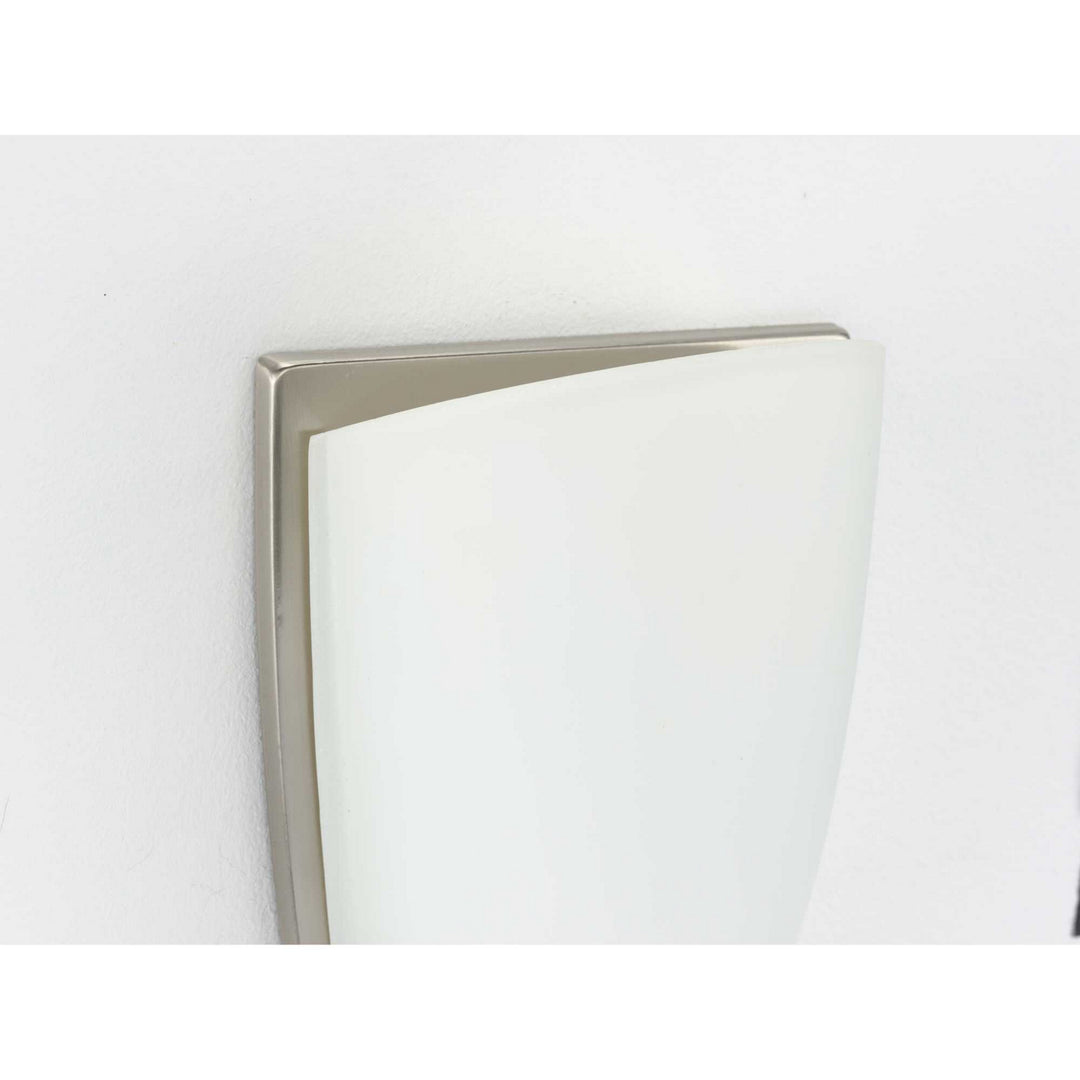 Progress LED Etched Glass Sconce P710079-009-30 Wall Light - Brushed Nickel