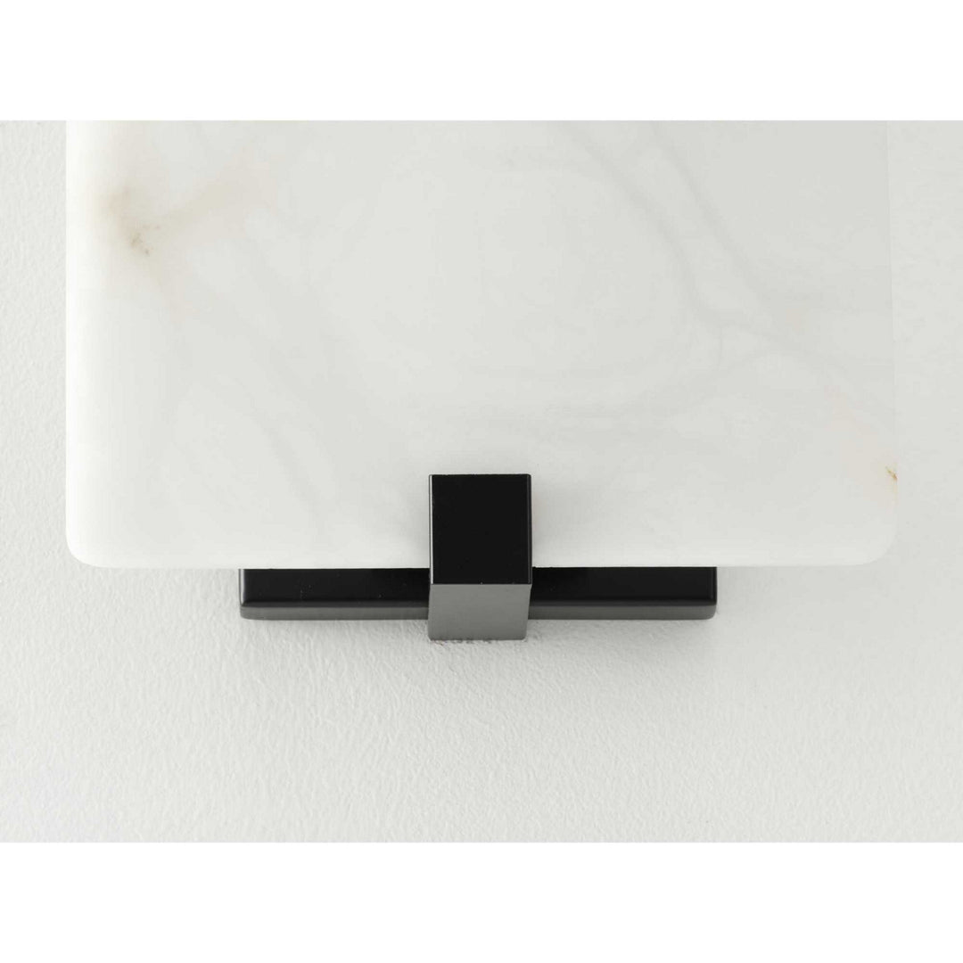 Progress Led Alabaster Stone P710081-031-30 Wall Light - Black