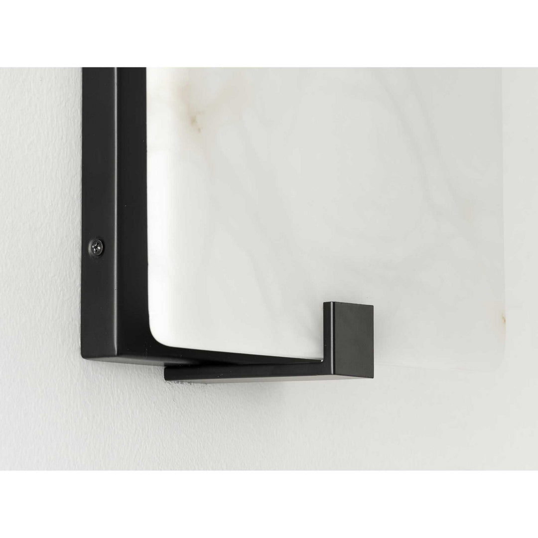 Progress Led Alabaster Stone P710081-031-30 Wall Light - Black