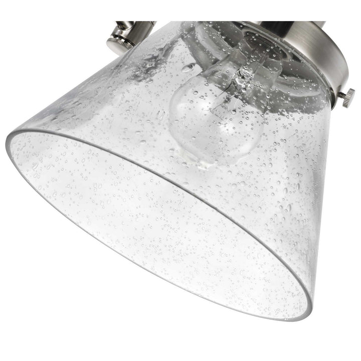 Progress Lighting P710084-009 Hinton One Light Swing Arm Wall Lamp Lamp Pewter, Nickel, Silver