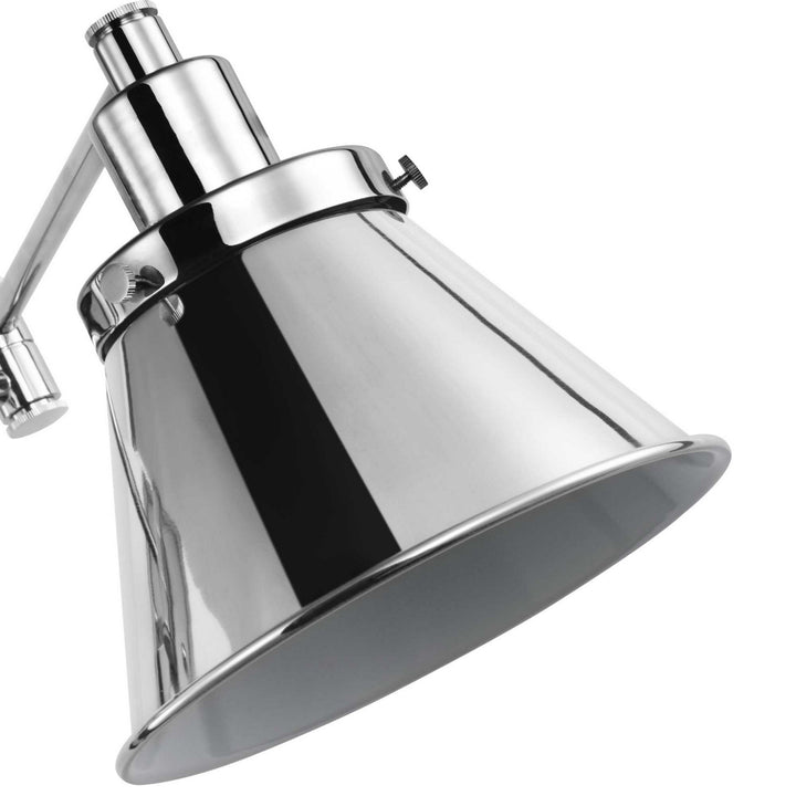 Progress Lighting P710085-104 Hinton One Light Swing Arm Wall Lamp Lamp Polished Nickel