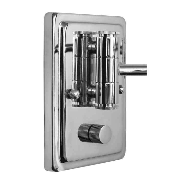 Progress Lighting P710085-104 Hinton One Light Swing Arm Wall Lamp Lamp Polished Nickel