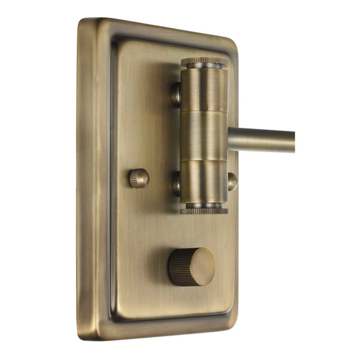 Progress Lighting P710085-163 Hinton One Light Swing Arm Wall Lamp Lamp Brass