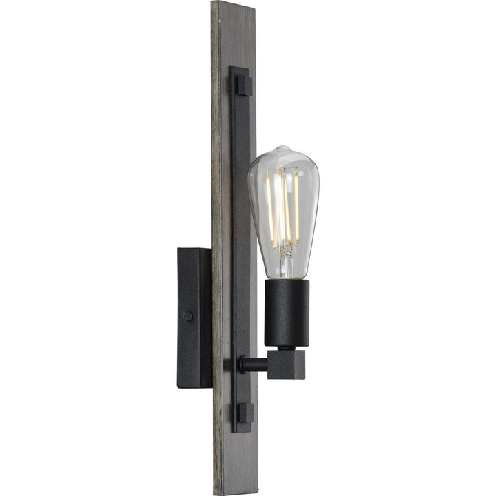 Progress Hemsworth P710093-031 Wall Light - Black