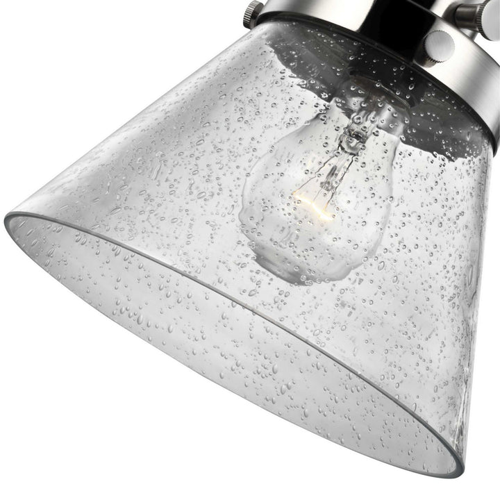 Progress Lighting P710094-009 Hinton One Light Swing Arm Wall Lamp Lamp Pewter, Nickel, Silver
