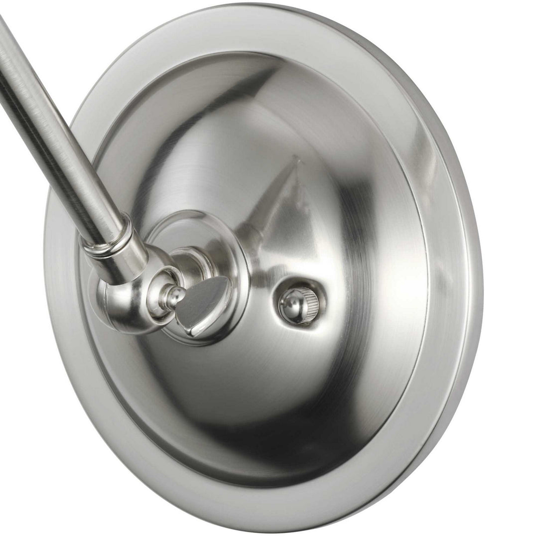 Progress Lighting P710095-009 Hinton One Light Swing Arm Wall Lamp Lamp Pewter, Nickel, Silver