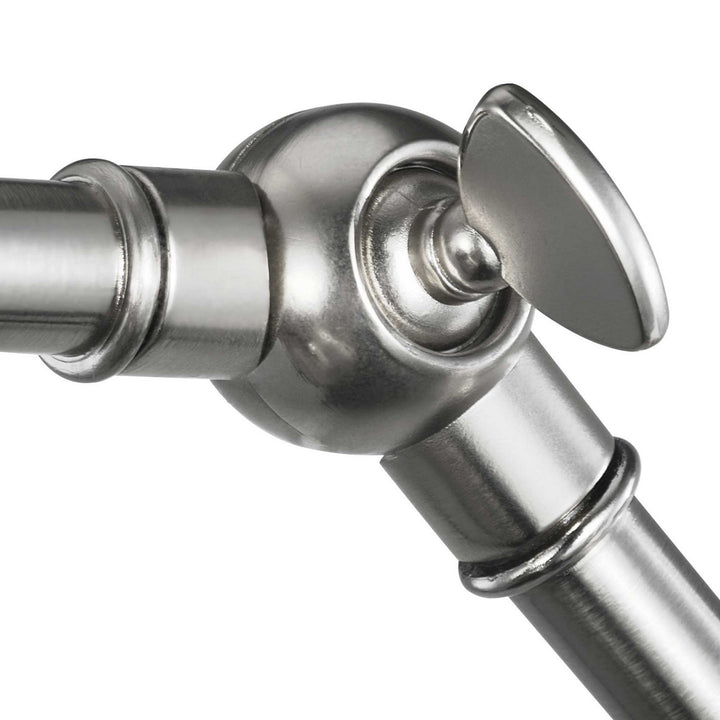 Progress Lighting P710095-009 Hinton One Light Swing Arm Wall Lamp Lamp Pewter, Nickel, Silver