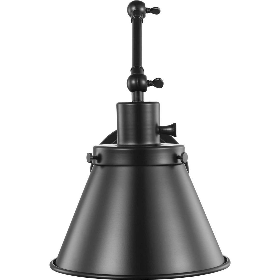 Progress Lighting P710095-031 Hinton One Light Swing Arm Wall Lamp Lamp Black