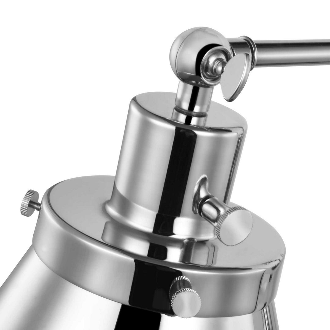 Progress Lighting P710095-104 Hinton One Light Swing Arm Wall Lamp Lamp Polished Nickel