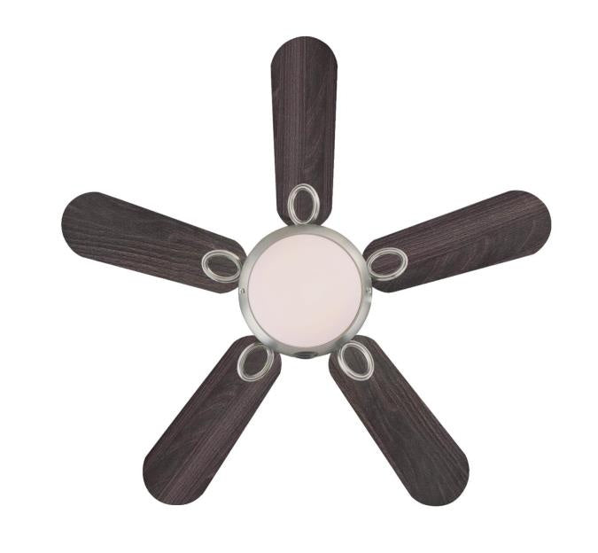 Westinghouse Cassidy 7230300 Ceiling Fan - Brushed Nickel, Wengue / Silver/