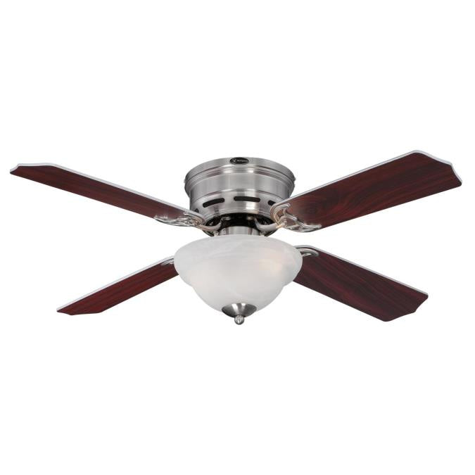 Westinghouse Hadley 7230400 Ceiling Fan - Brushed Nickel, Dark Cherry / Rosewood/