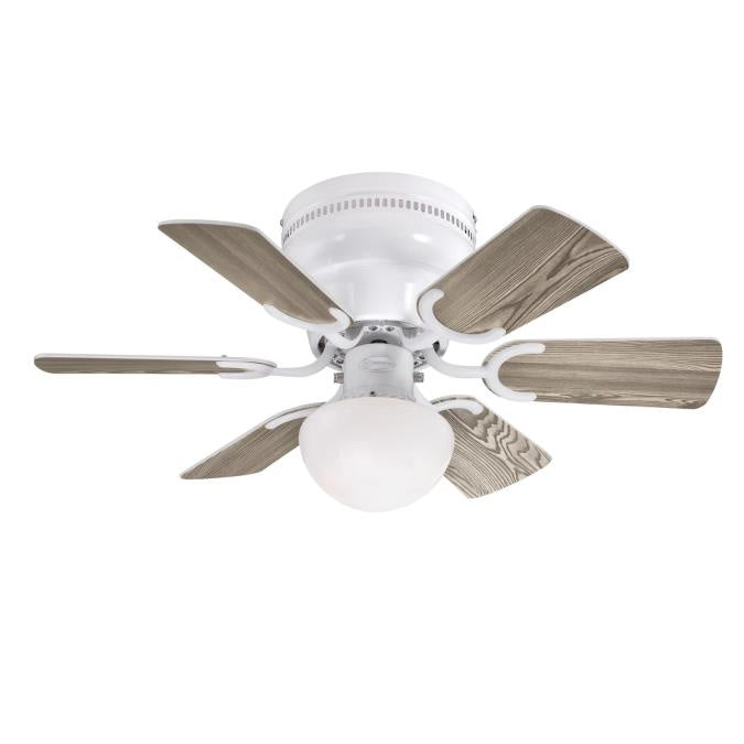 Westinghouse Petite 7230800 Ceiling Fan - White, White / White Wshd Pine/