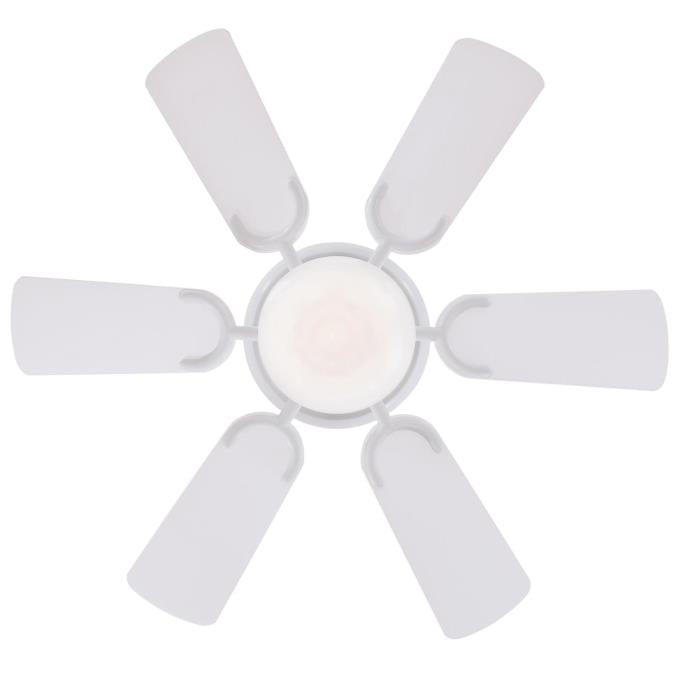 Westinghouse Petite 7230800 Ceiling Fan - White, White / White Wshd Pine/