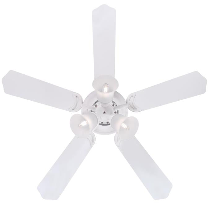 Westinghouse Contempra Trio 7231400 Ceiling Fan - White, White / White Wshd Pine/