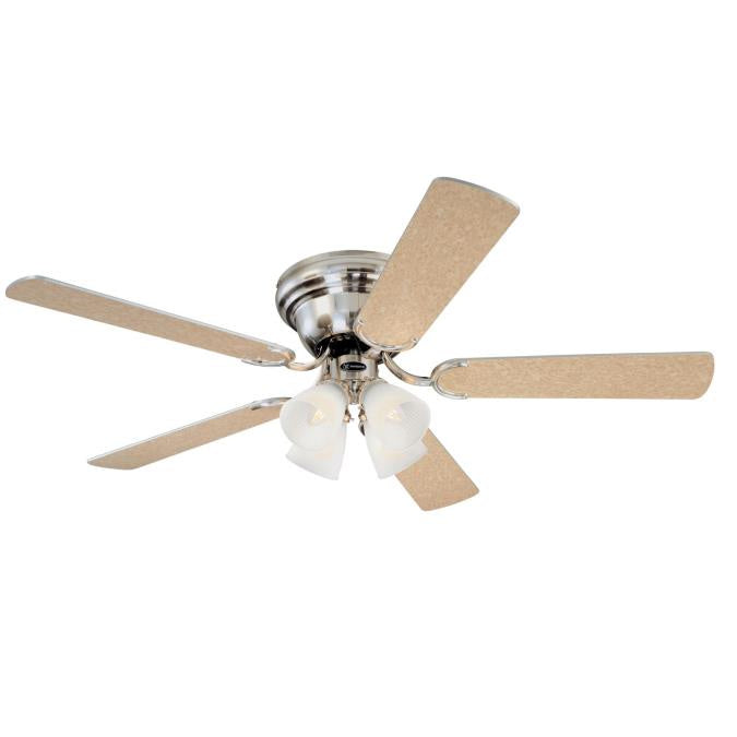 Westinghouse Contempra Iv 7232000 Ceiling Fan - Brushed Nickel, Rosewood / Bird'S Eye Maple/