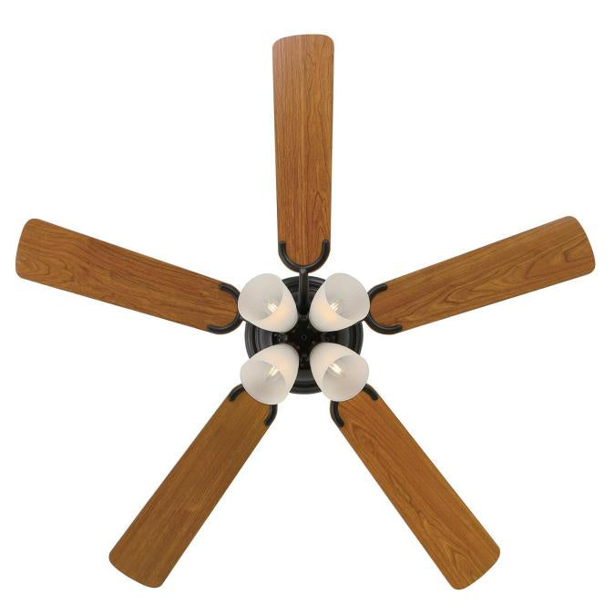 Westinghouse Contempra Iv 7232100 Ceiling Fan - Oil Rubbed Bronze, Dark Cherry / Walnut/