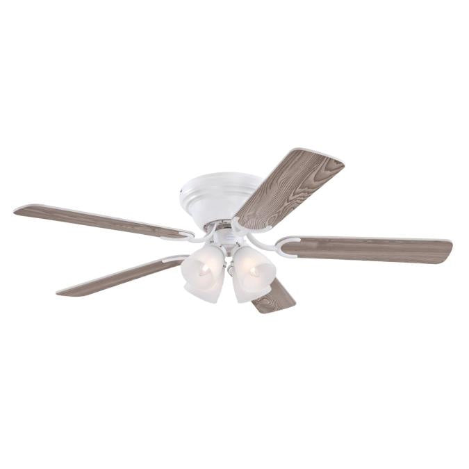 Westinghouse Contempra Iv 7232300 Ceiling Fan - White, White / White Wshd Pine/