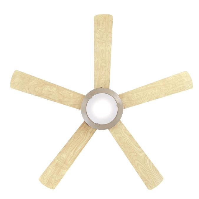 Westinghouse Comet 7234100 Ceiling Fan - Brushed Pewter, Light Maple / White/