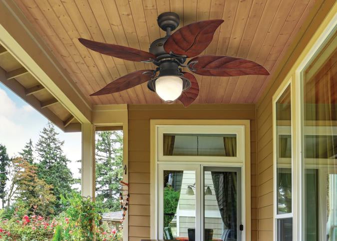 Westinghouse Oasis 7236200 Ceiling Fan - Oil Rubbed Bronze, Mahogany/