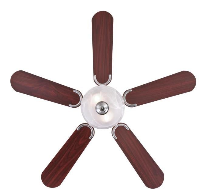 Westinghouse Richboro Se 7237500 Ceiling Fan - Brushed Nickel, Rosewood / Light Maple/