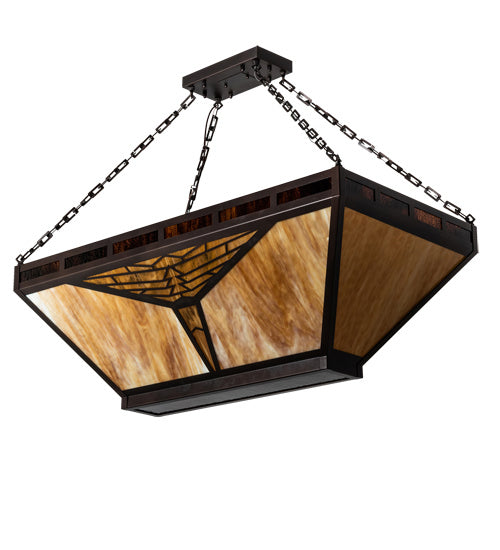 Meyda Tiffany Nuevo Mission 226306 Ceiling Light - Mahogany Bronze