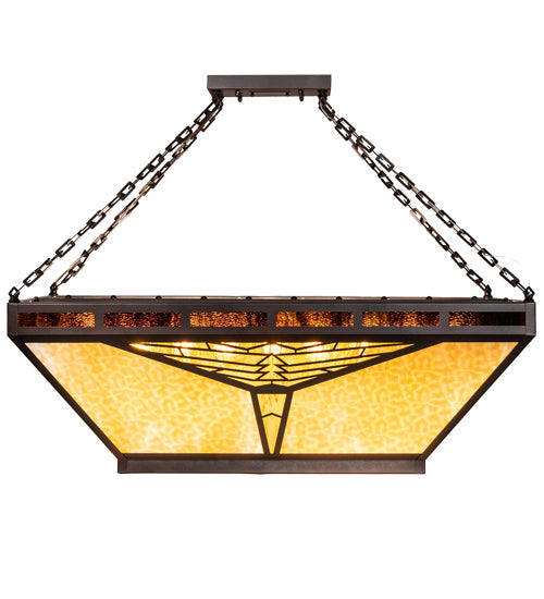 Meyda Tiffany Nuevo Mission 226306 Ceiling Light - Mahogany Bronze