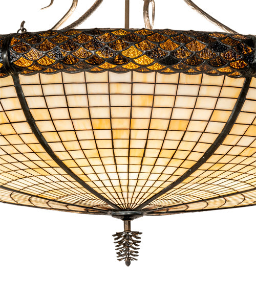 Meyda Tiffany Pinecone 228742 Ceiling Light - Antique Copper