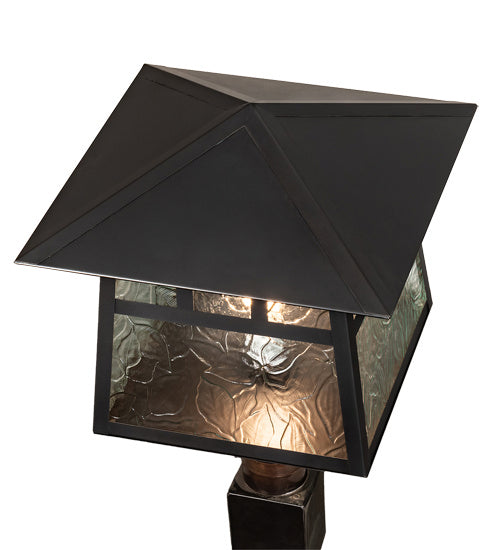 Meyda Tiffany Lighting 92776 Stillwater One Light Post Mount Outdoor Bronze / Dark