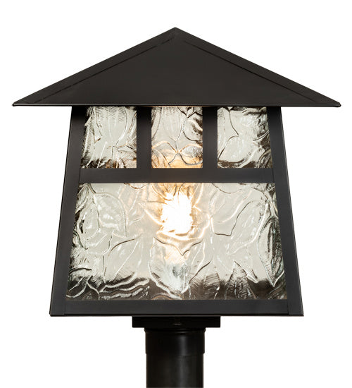 Meyda Tiffany Lighting 92776 Stillwater One Light Post Mount Outdoor Bronze / Dark