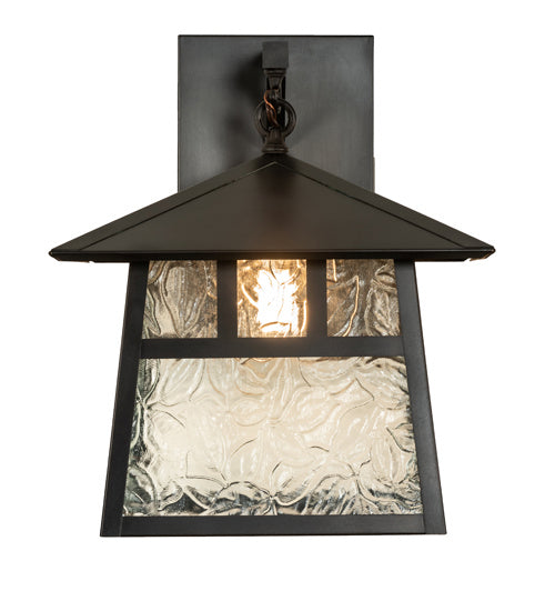 Meyda Tiffany Lighting 93094 Stillwater One Light Wall Sconce Outdoor Bronze / Dark