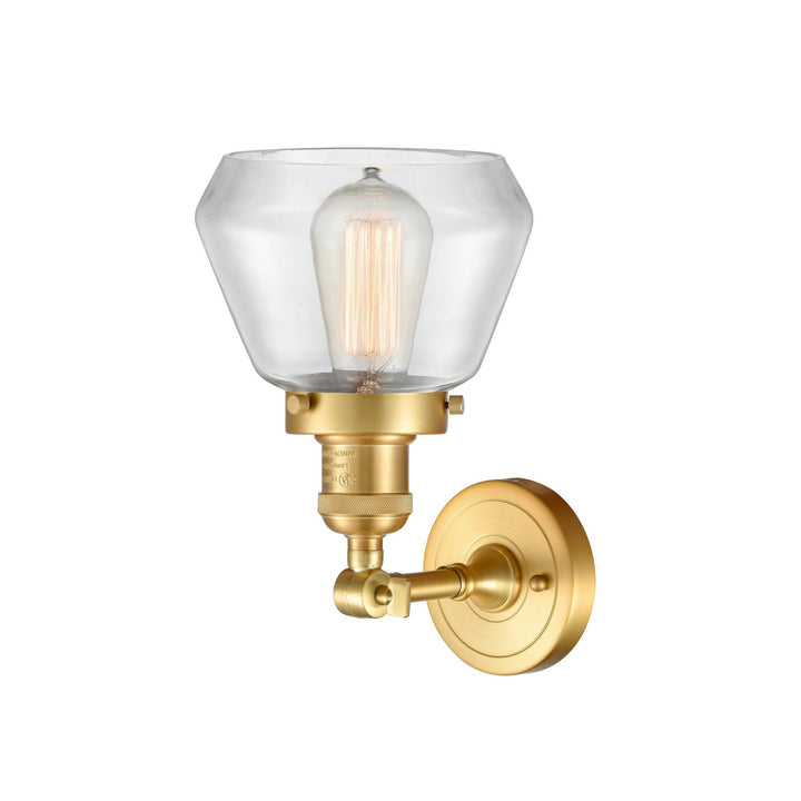 Innovations Franklin Restoration 203-SG-G172-LED Wall Sconce Light - Satin Gold