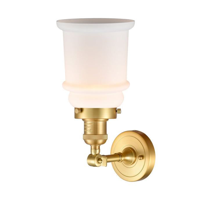 Innovations Franklin Restoration 203-SG-G181-LED Wall Sconce Light - Satin Gold