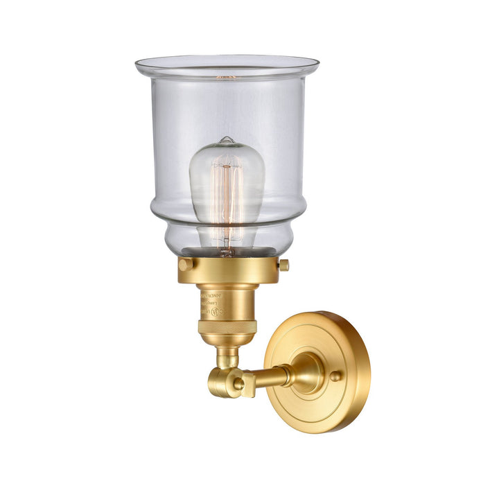 Innovations Franklin Restoration 203-SG-G182-LED Wall Sconce Light - Satin Gold