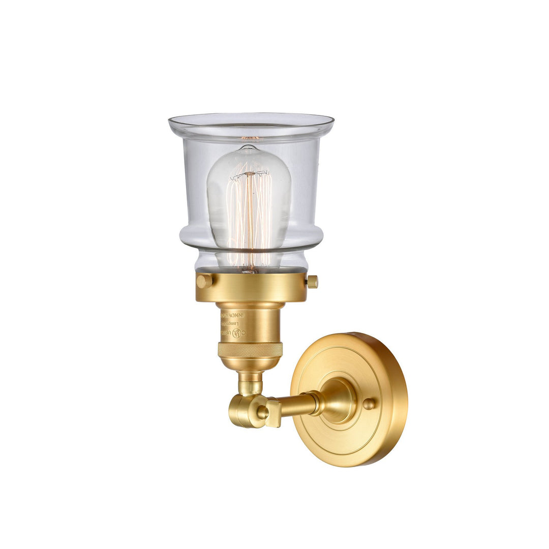 Innovations Franklin Restoration 203-SG-G182S-LED Wall Sconce Light - Satin Gold