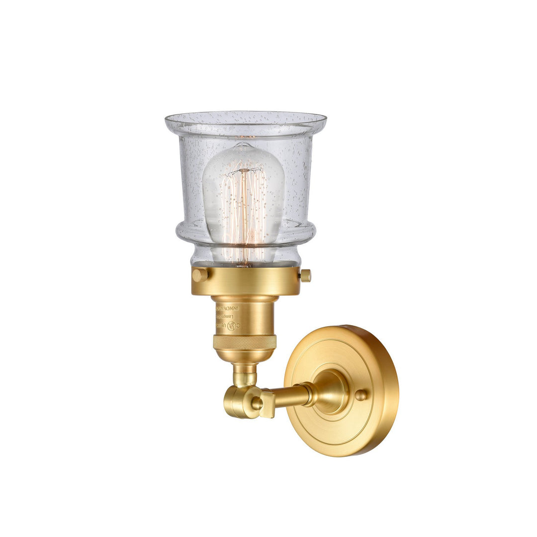 Innovations Franklin Restoration 203-SG-G184S-LED Wall Sconce Light - Satin Gold