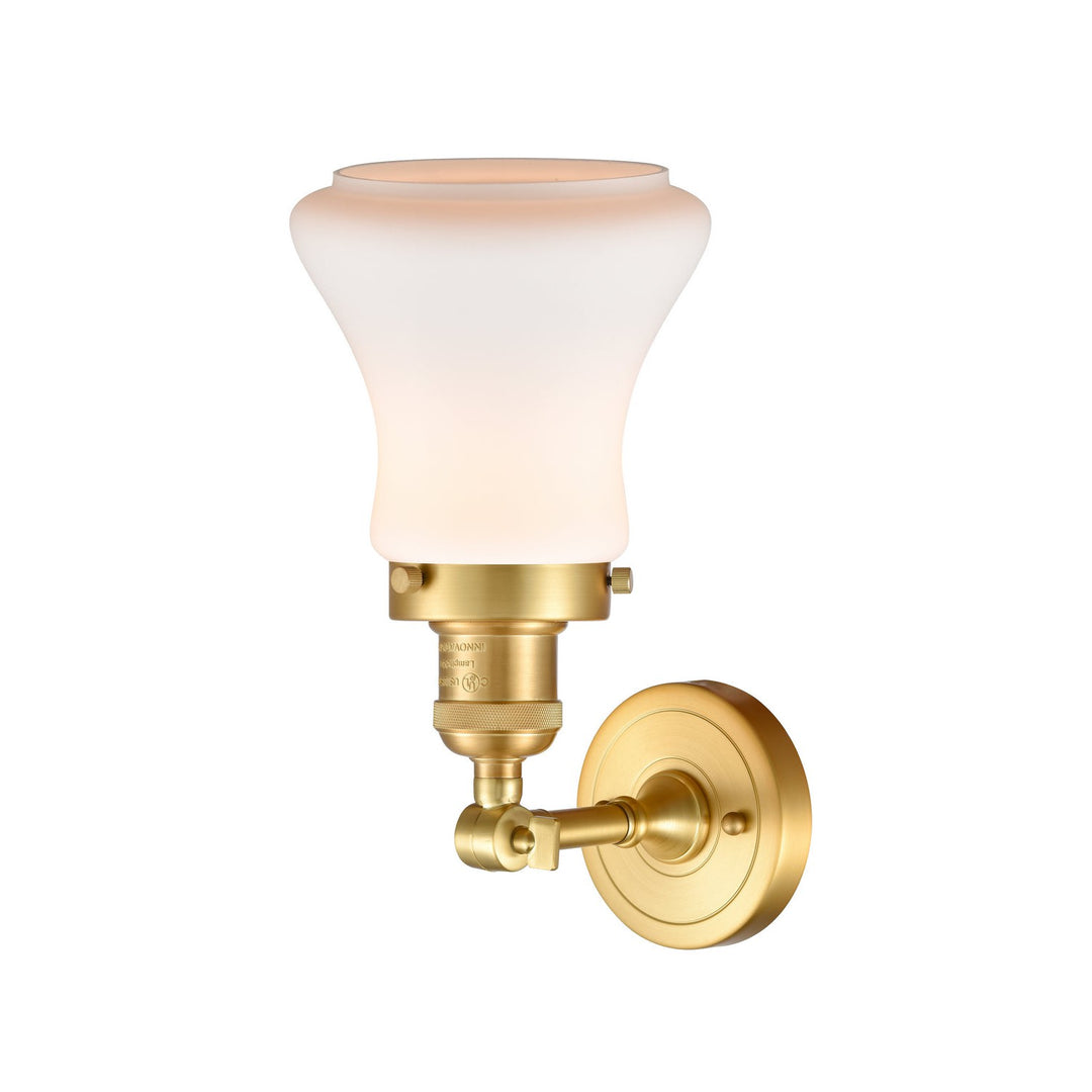 Innovations Franklin Restoration 203-SG-G191-LED Wall Sconce Light - Satin Gold