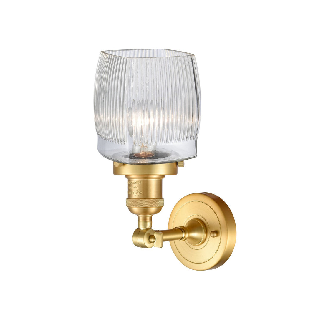 Innovations Franklin Restoration 203-SG-G302-LED Wall Sconce Light - Satin Gold