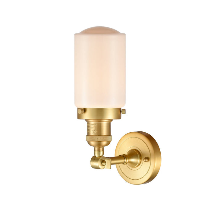 Innovations Franklin Restoration 203-SG-G311-LED Wall Sconce Light - Satin Gold