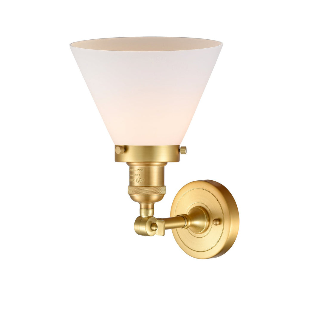 Innovations Franklin Restoration 203-SG-G41-LED Wall Sconce Light - Satin Gold