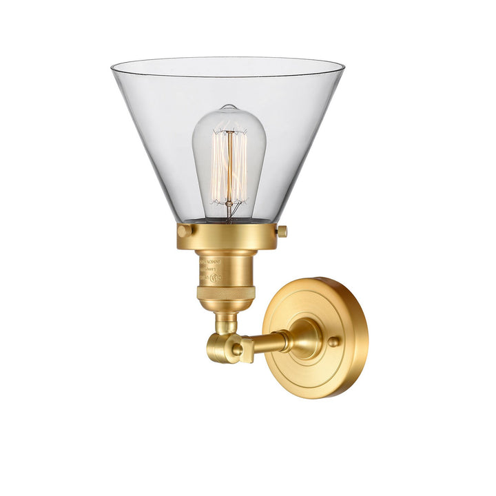 Innovations Franklin Restoration 203-SG-G42-LED Wall Sconce Light - Satin Gold