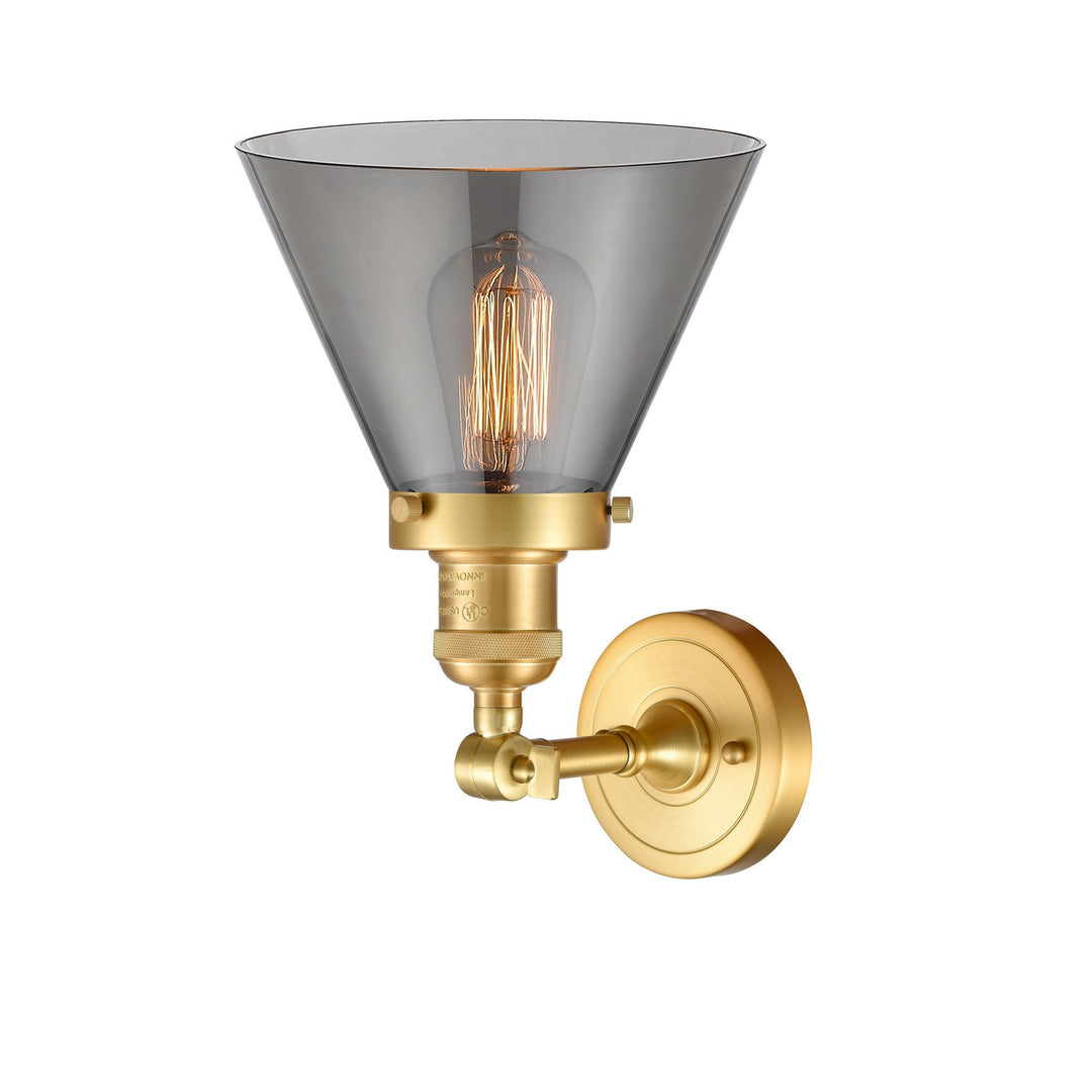 Innovations Franklin Restoration 203-SG-G43-LED Wall Sconce Light - Satin Gold