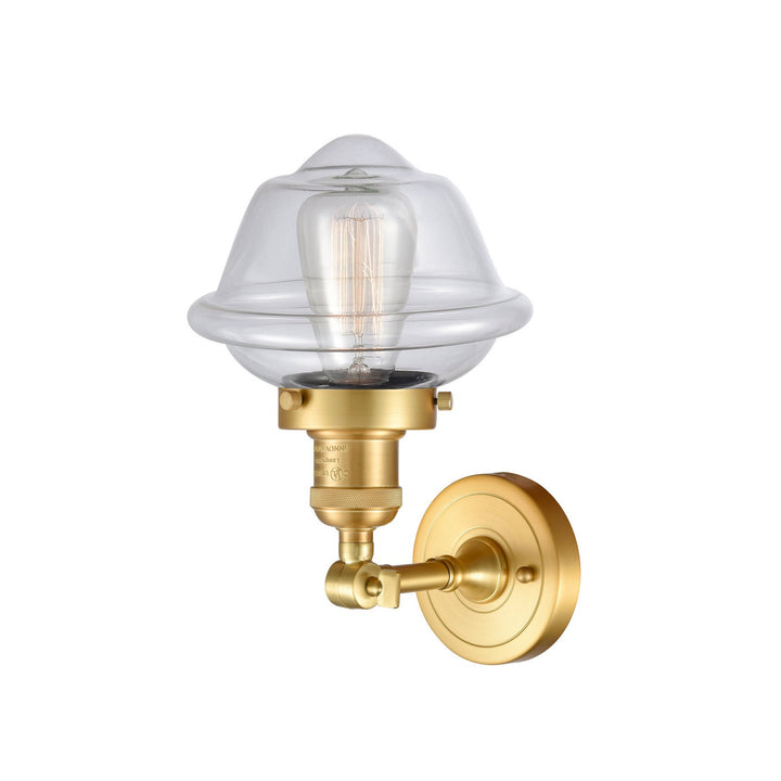 Innovations Franklin Restoration 203-SG-G532-LED Wall Sconce Light - Satin Gold