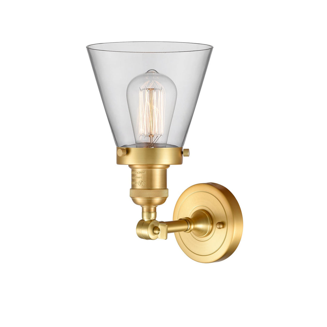 Innovations Franklin Restoration 203-SG-G62-LED Wall Sconce Light - Satin Gold