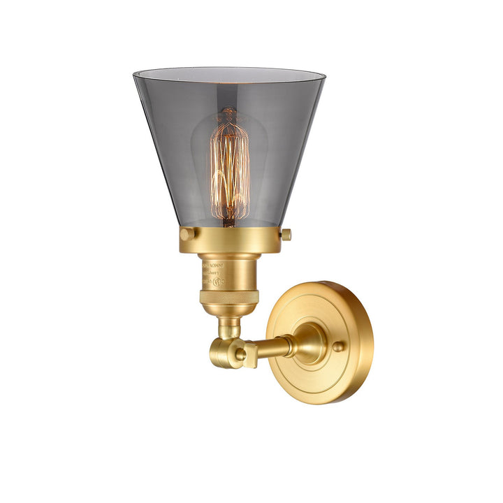 Innovations Franklin Restoration 203-SG-G63-LED Wall Sconce Light - Satin Gold