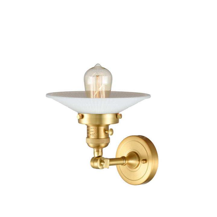 Innovations Franklin Restoration 203SW-SG-G1 Wall Sconce Light - Satin Gold