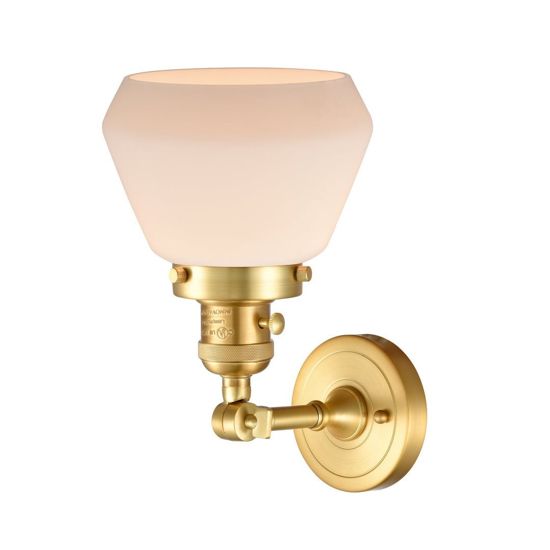 Innovations Franklin Restoration 203SW-SG-G171 Wall Sconce Light - Satin Gold