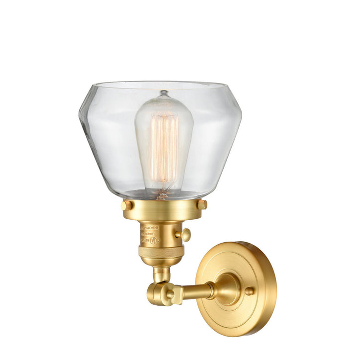 Innovations Franklin Restoration 203SW-SG-G172 Wall Sconce Light - Satin Gold