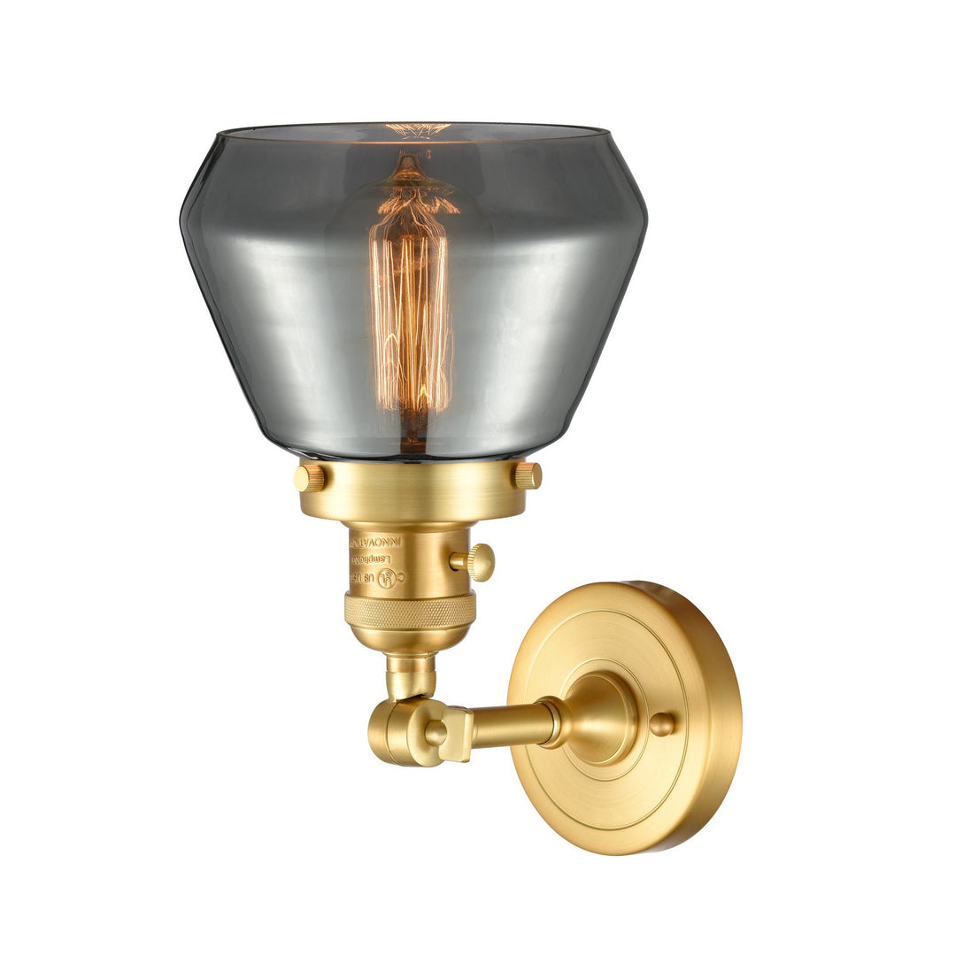 Innovations Franklin Restoration 203SW-SG-G173 Wall Sconce Light - Satin Gold